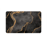 Thumbnail for SuperSoft Grey Gold Abstract Door Mat