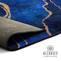 Thumbnail for Blue Abstract Centerpiece (Rug)