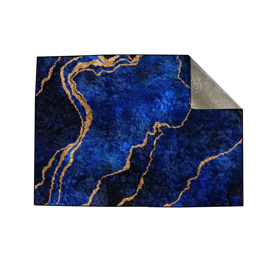 Blue Abstract Centerpiece (Rug)