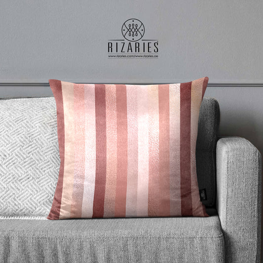 SuperSoft Stained Pink Geometric Throw Pillow