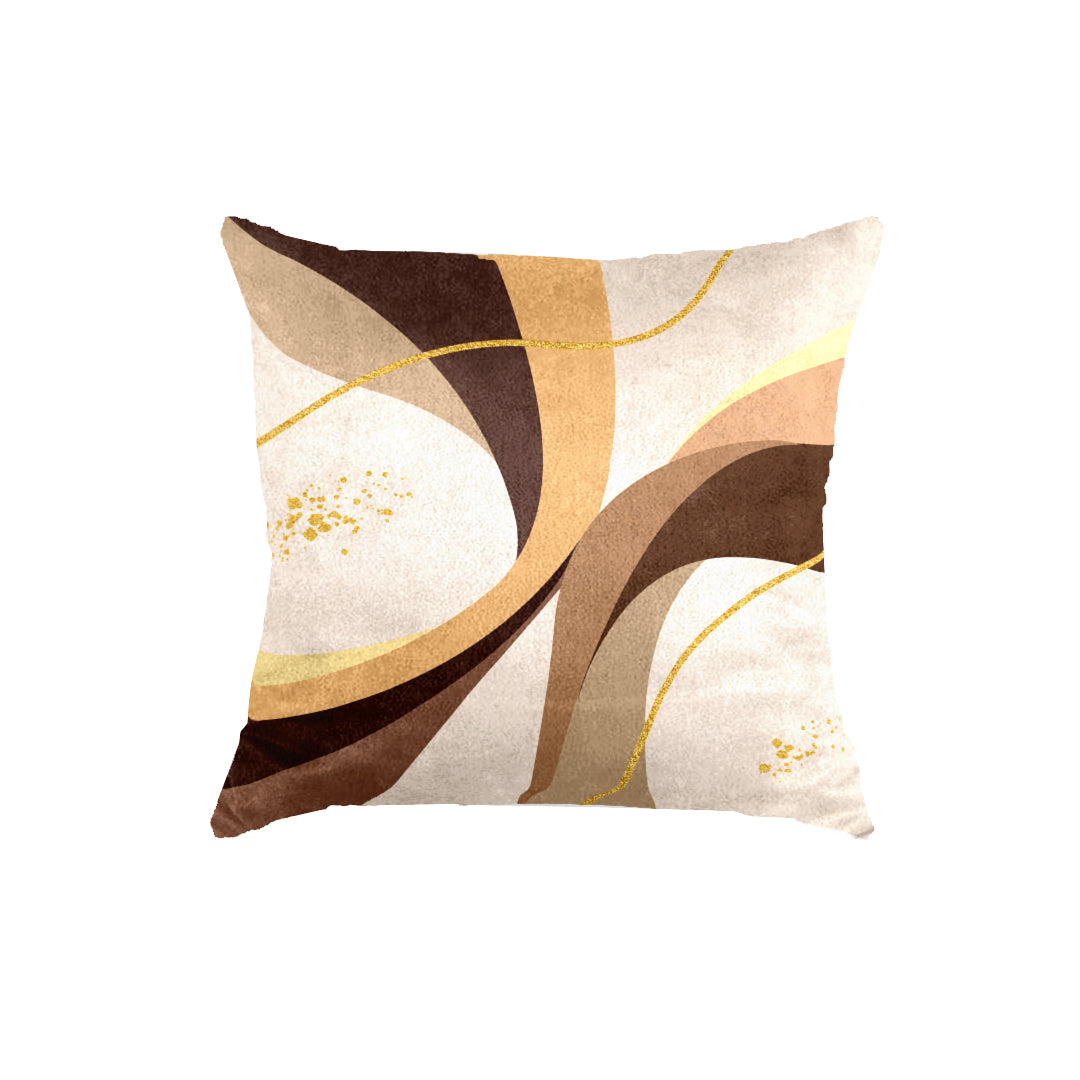 SuperSoft Beige Brown Geometric