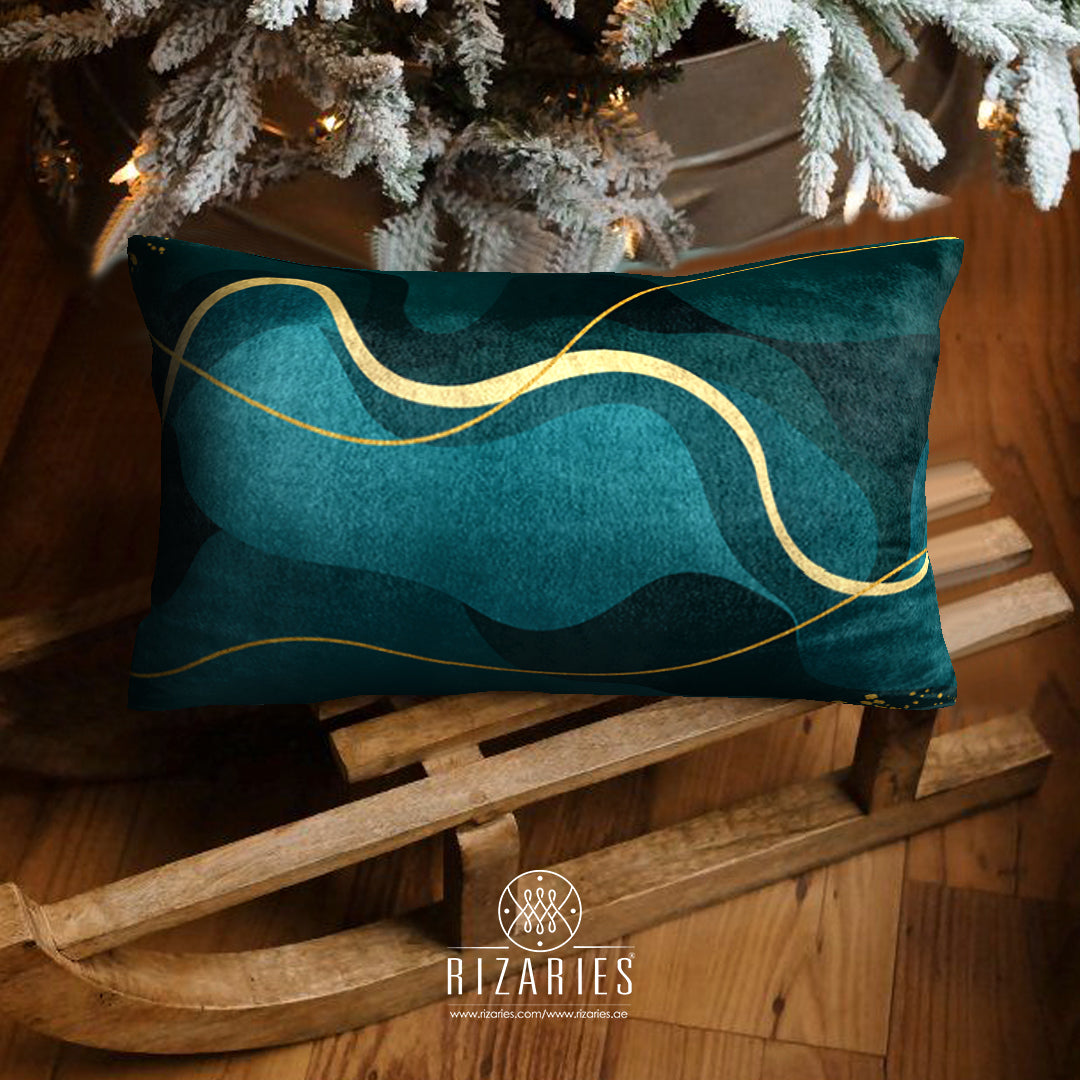 SuperSoft Sea Green Wavy Rectangle