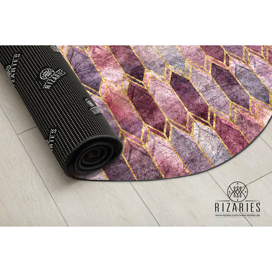 Stained Glass Round Centerpiece (Rug)