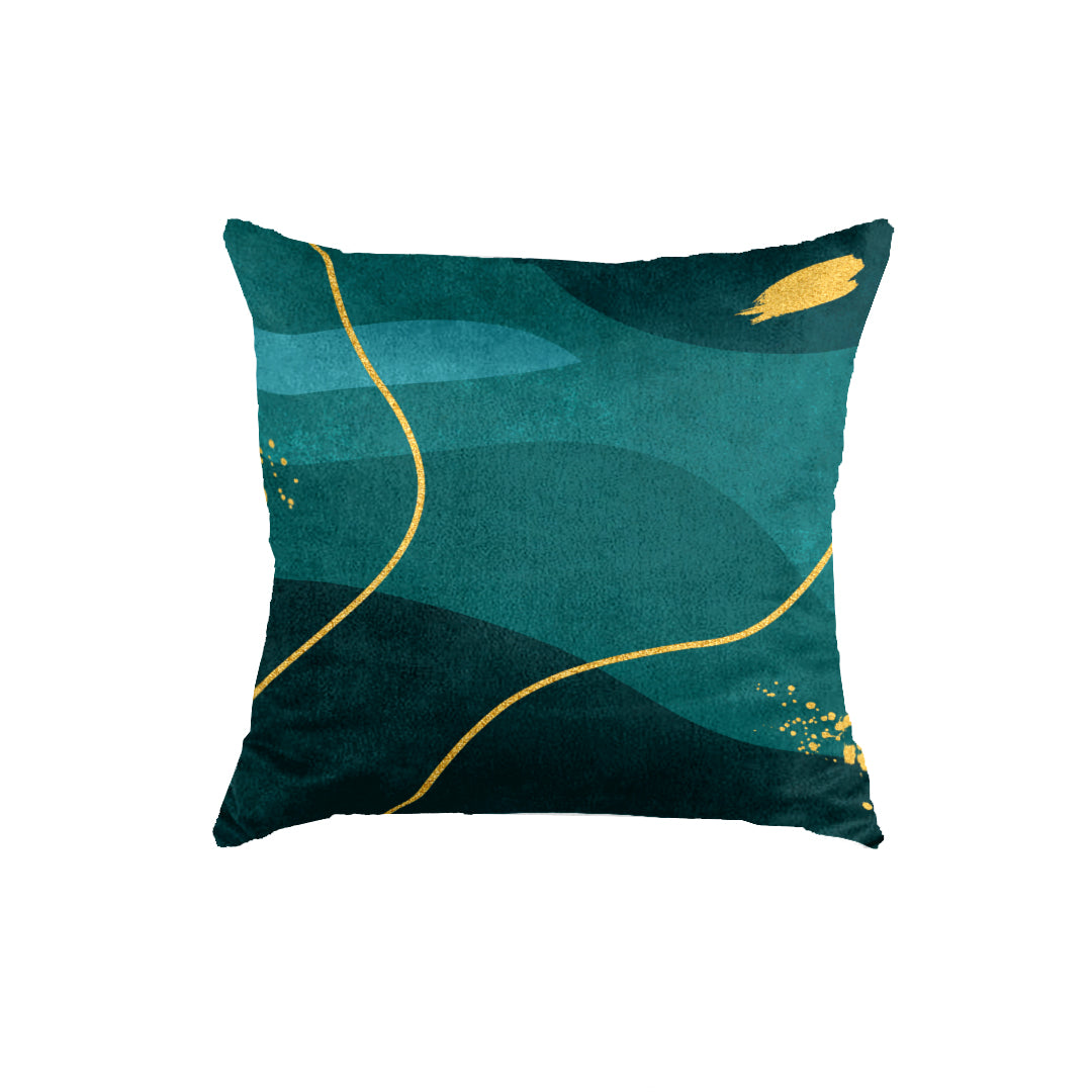 SuperSoft Sea Green with Gold Lines