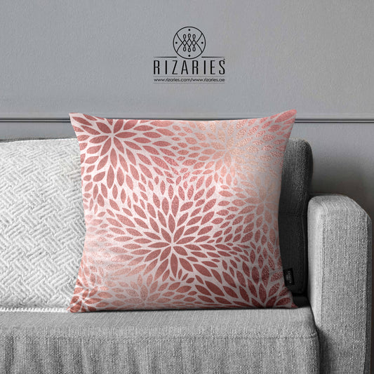 SuperSoft Stained Pink Geo Throw Pillow