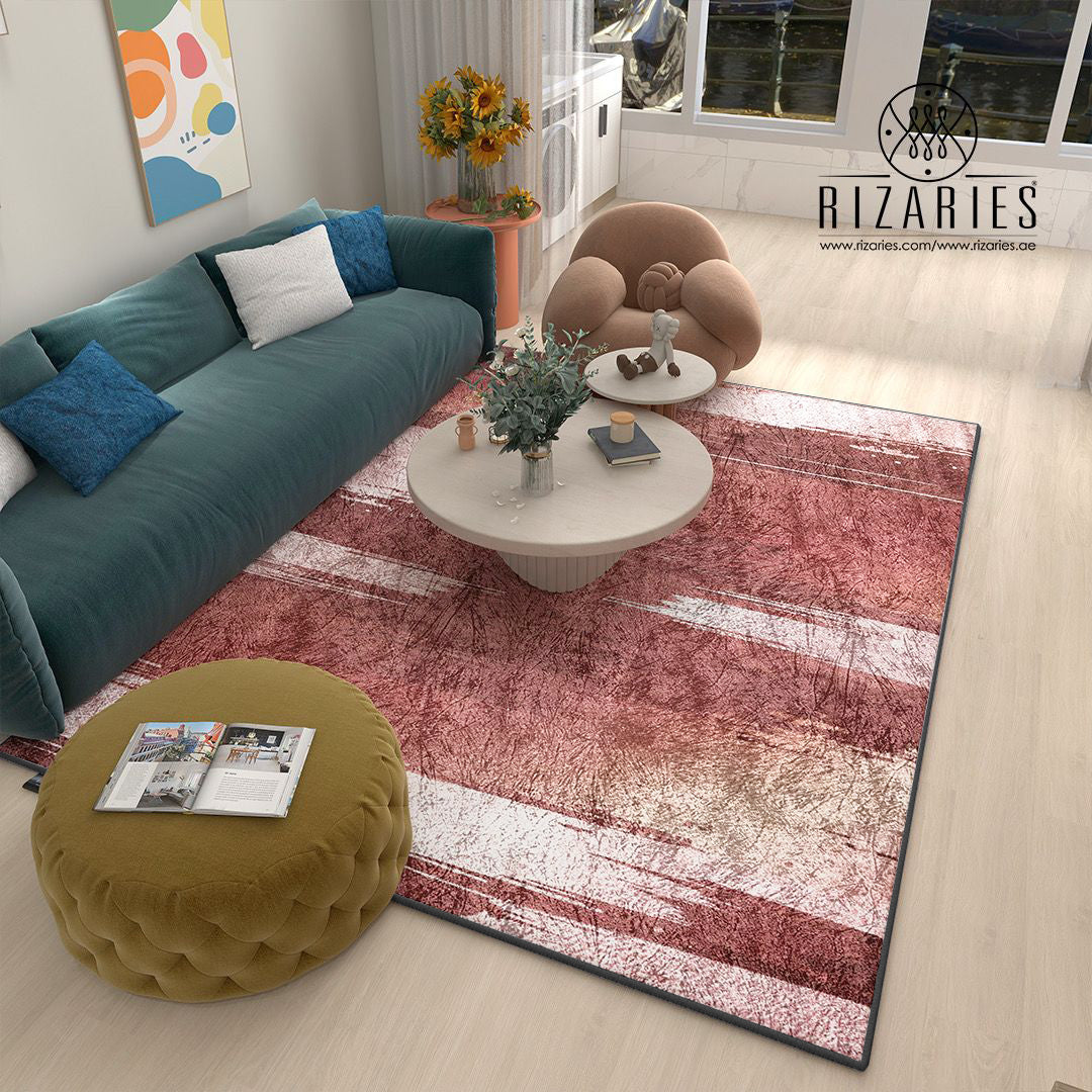 Pink Brushes Centerpiece (Rug)