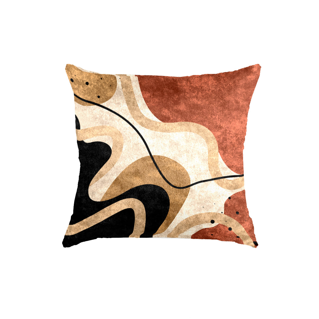 SuperSoft Black Rust Abstract