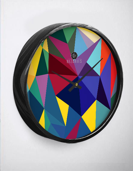 New Colorful Triangle Wall Clock