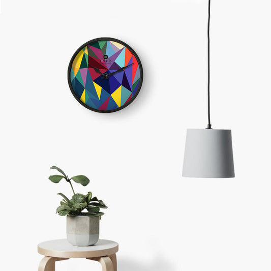 New Colorful Triangle Wall Clock