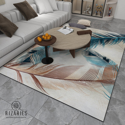 Supersoft Feathers Design Luxury Centerpiece (Rug)