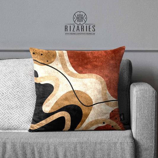 SuperSoft Black Rust Abstract