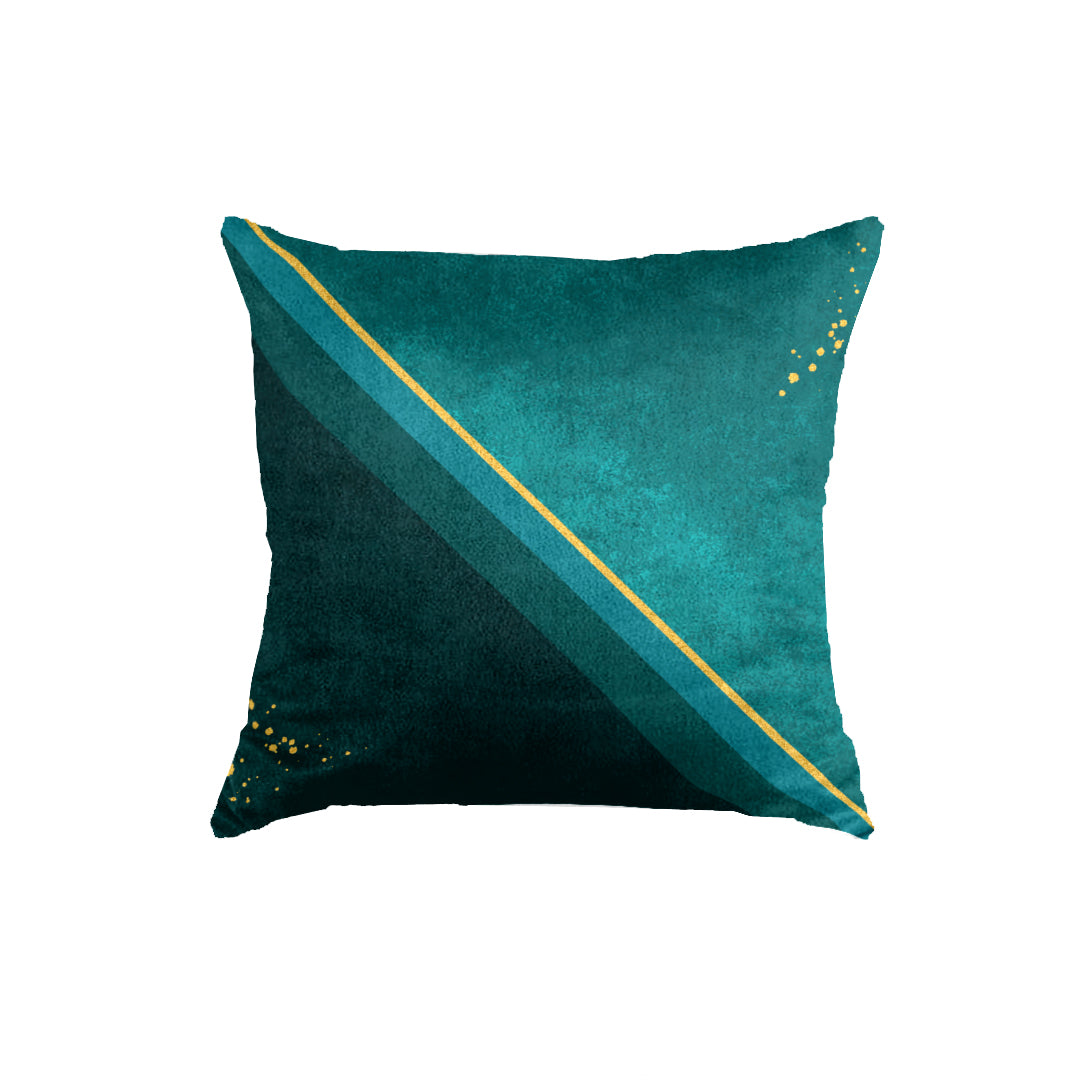 SuperSoft Sea Green Lines Throw Pillow