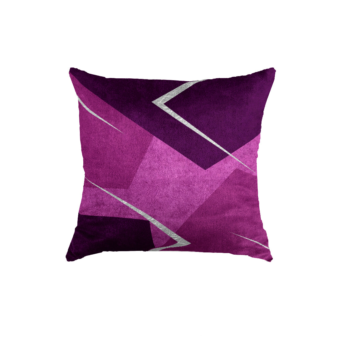 SuperSoft Shades of Purple Triangle with Silver