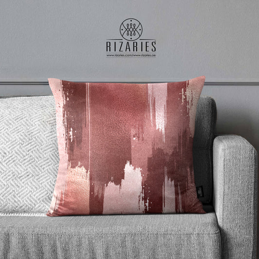 SuperSoft Pink Brushes Throw Pillow