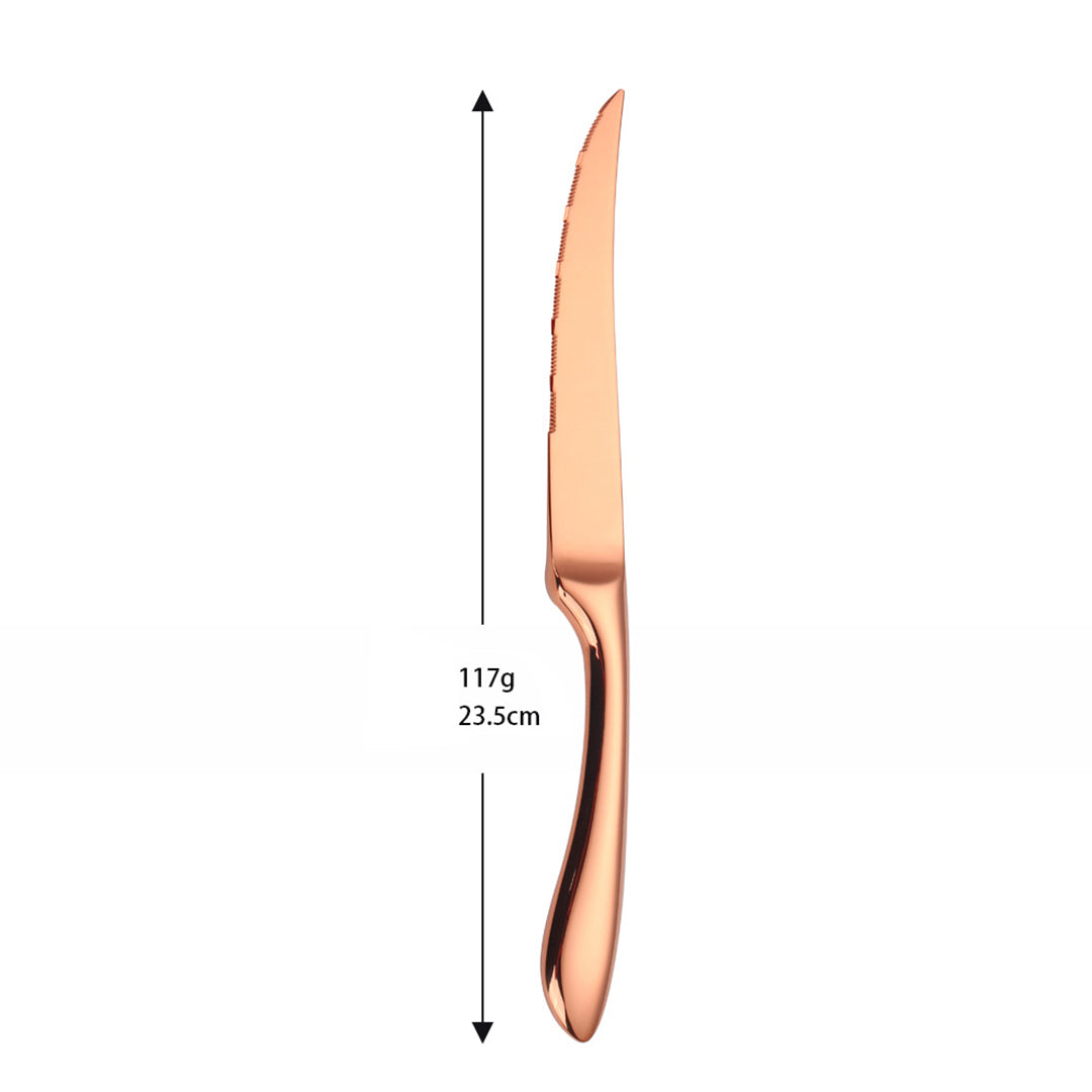 Classic Rose Gold Cutlery Set