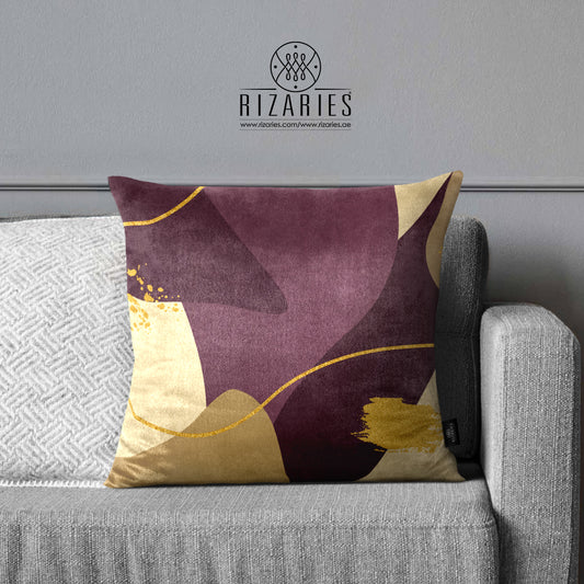 SuperSoft Purple Beige Abstract