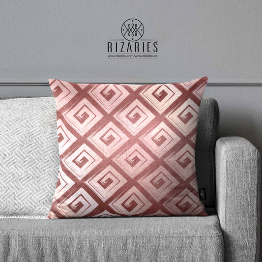 SuperSoft Stained Pink Diamond Throw Pillow