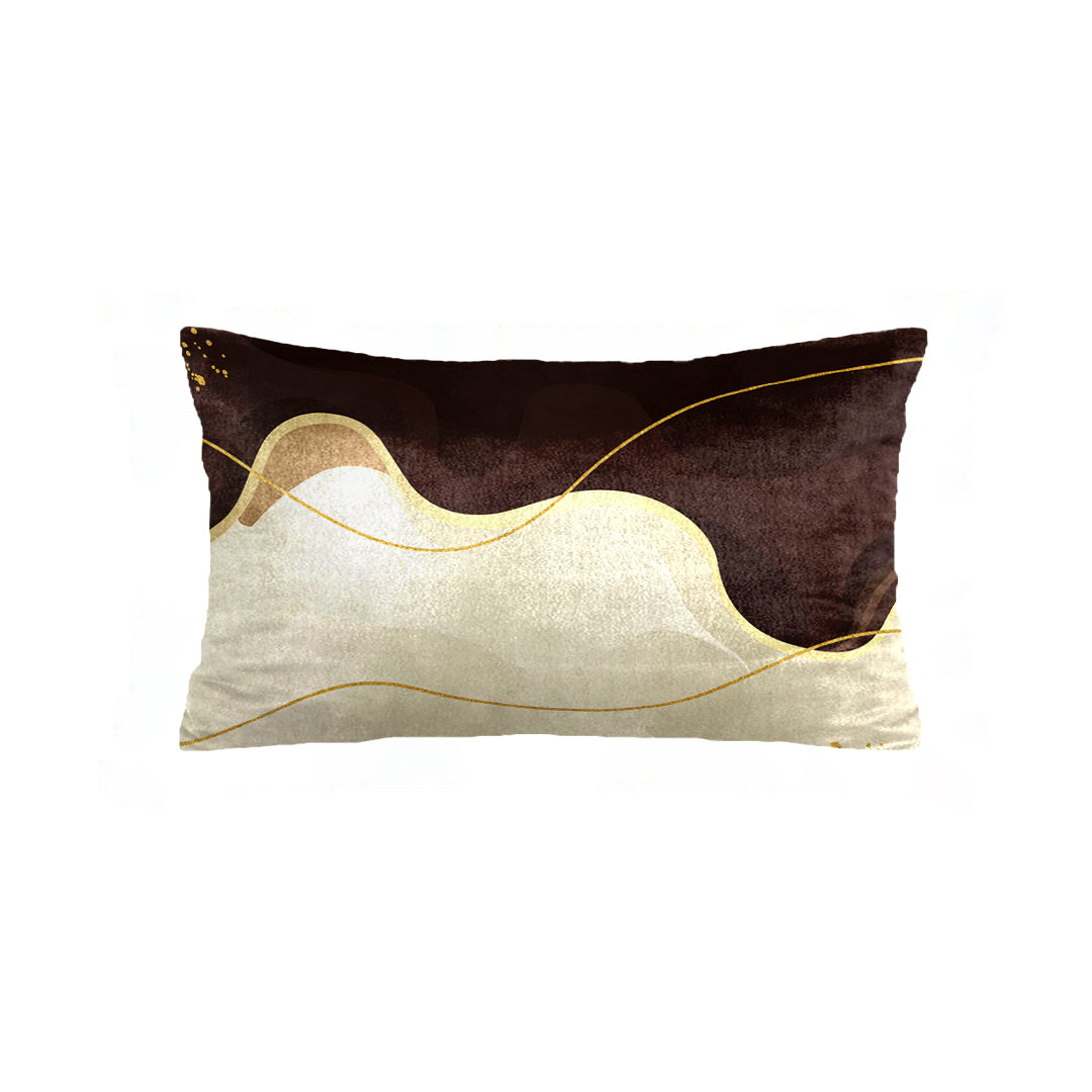 SuperSoft Coffee Cream Wavy Rectangle