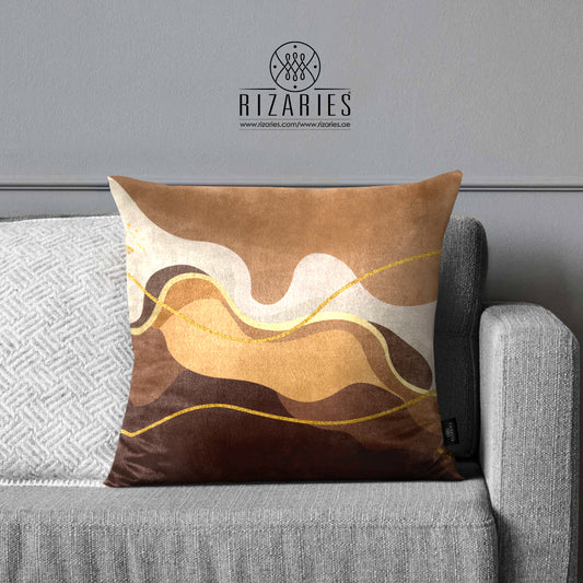 SuperSoft Beige Brown Wavy