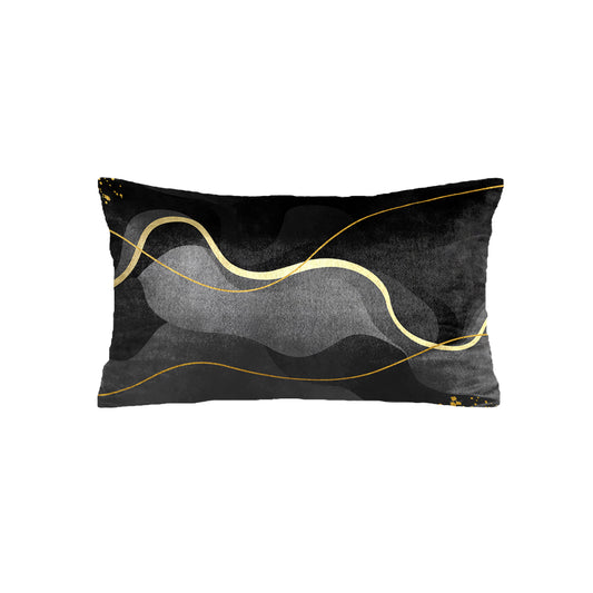 SuperSoft Shades of Grey Wavy Rectangle