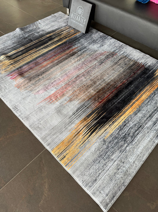 Supersoft Lines Pattern Luxury Centerpiece (Rug)