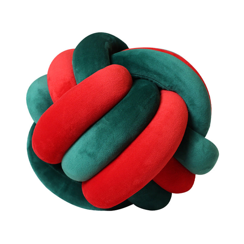 Soft Big Multi Color Knotted Cushion 30 CM