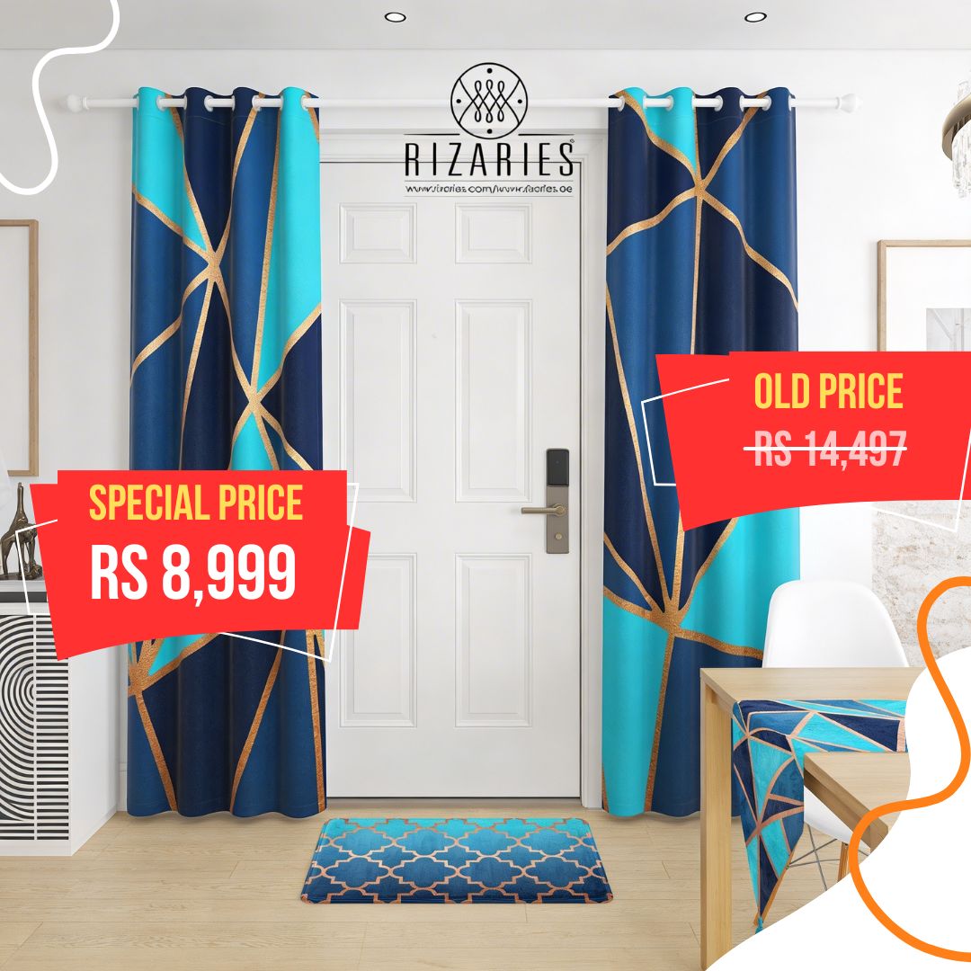 Teal Metallic Home Set