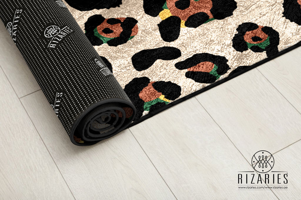 Leopard Pattern Centerpiece (Rug)