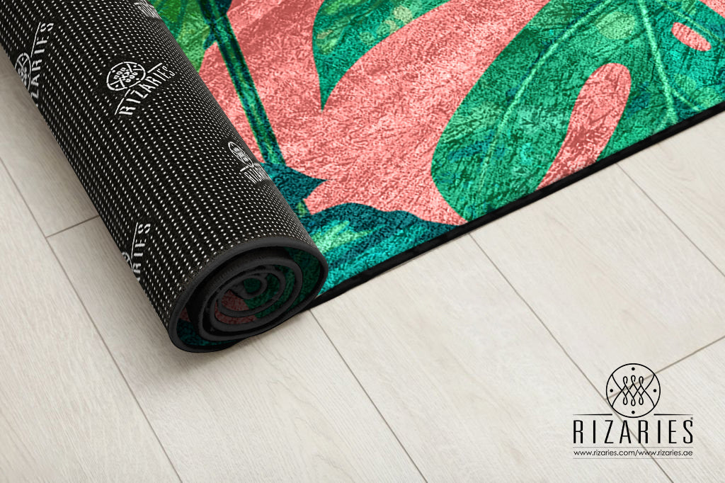 Pink Tropical Centerpiece (Rug)