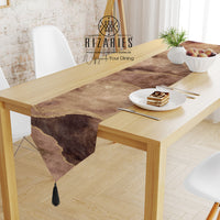 Thumbnail for Copper Gold Abstract Table Runner