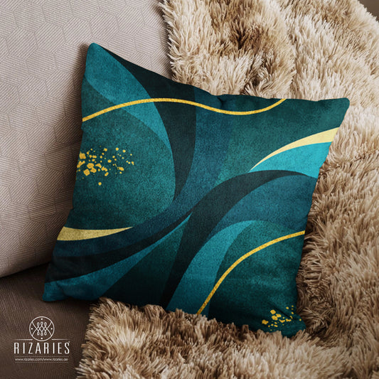 SuperSoft Sea Green Abstract Waves