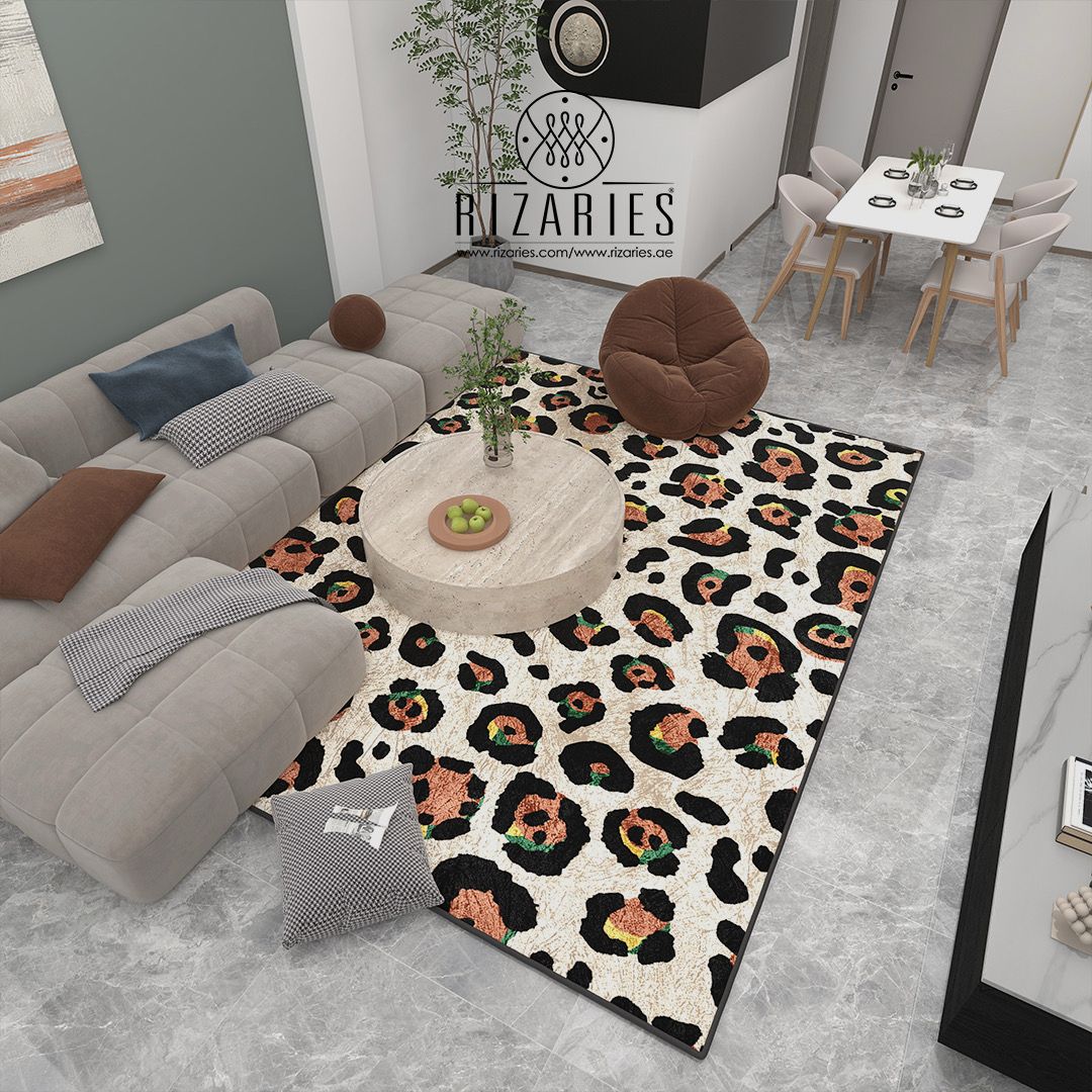 Leopard Pattern Centerpiece (Rug)
