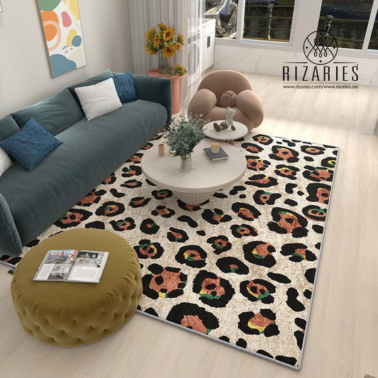 Leopard Pattern Centerpiece (Rug)