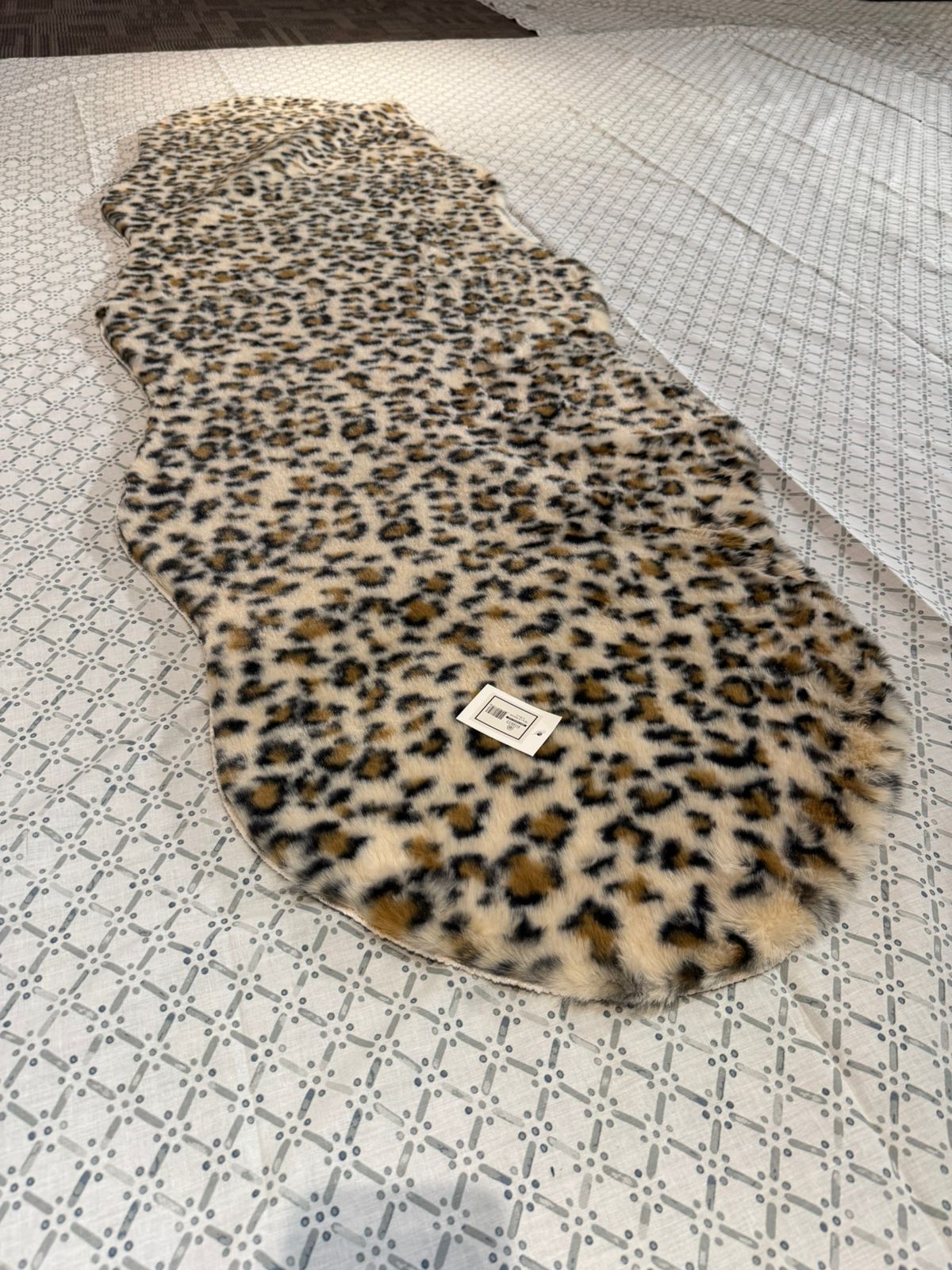 SuperSoft Wild Spots Imitation Fur Runner Mat
