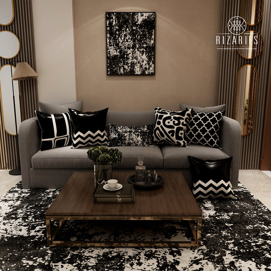 Black White Abstract Bundle of 8 (READ DESCRIPTION)
