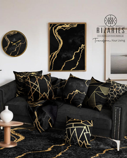New Black Gold Abstract Bundle of 10 (READ DESCRIPTION)