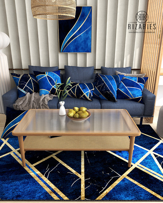 Blue Geometric Bundle of 8 (READ DESCRIPTION)