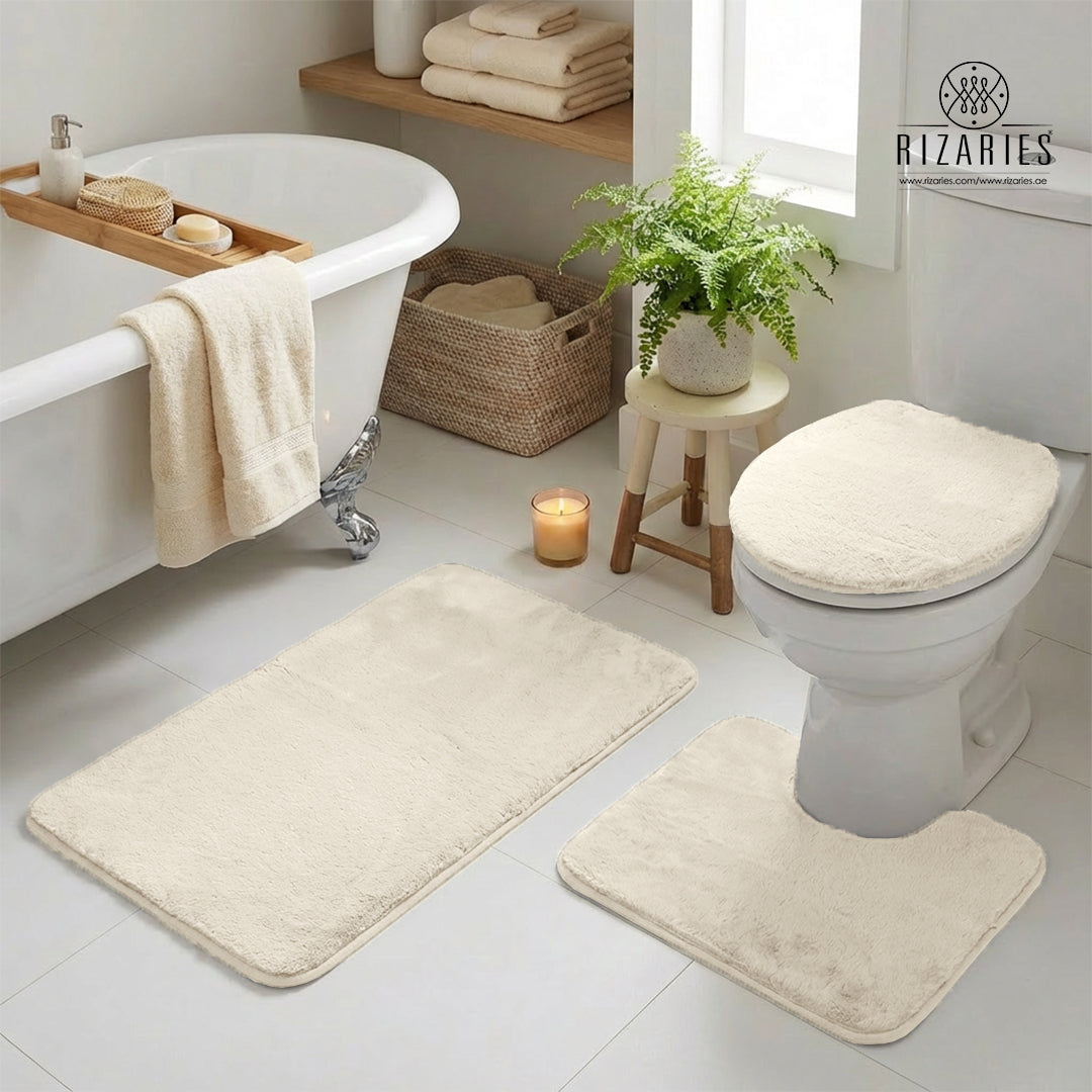 Ultra Soft Bathroom Commode Set (3 PCS)