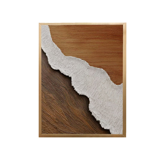 Whispers of Wood & Snow Canvas Painting