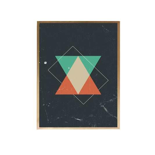 New Triangle Handmade Painting