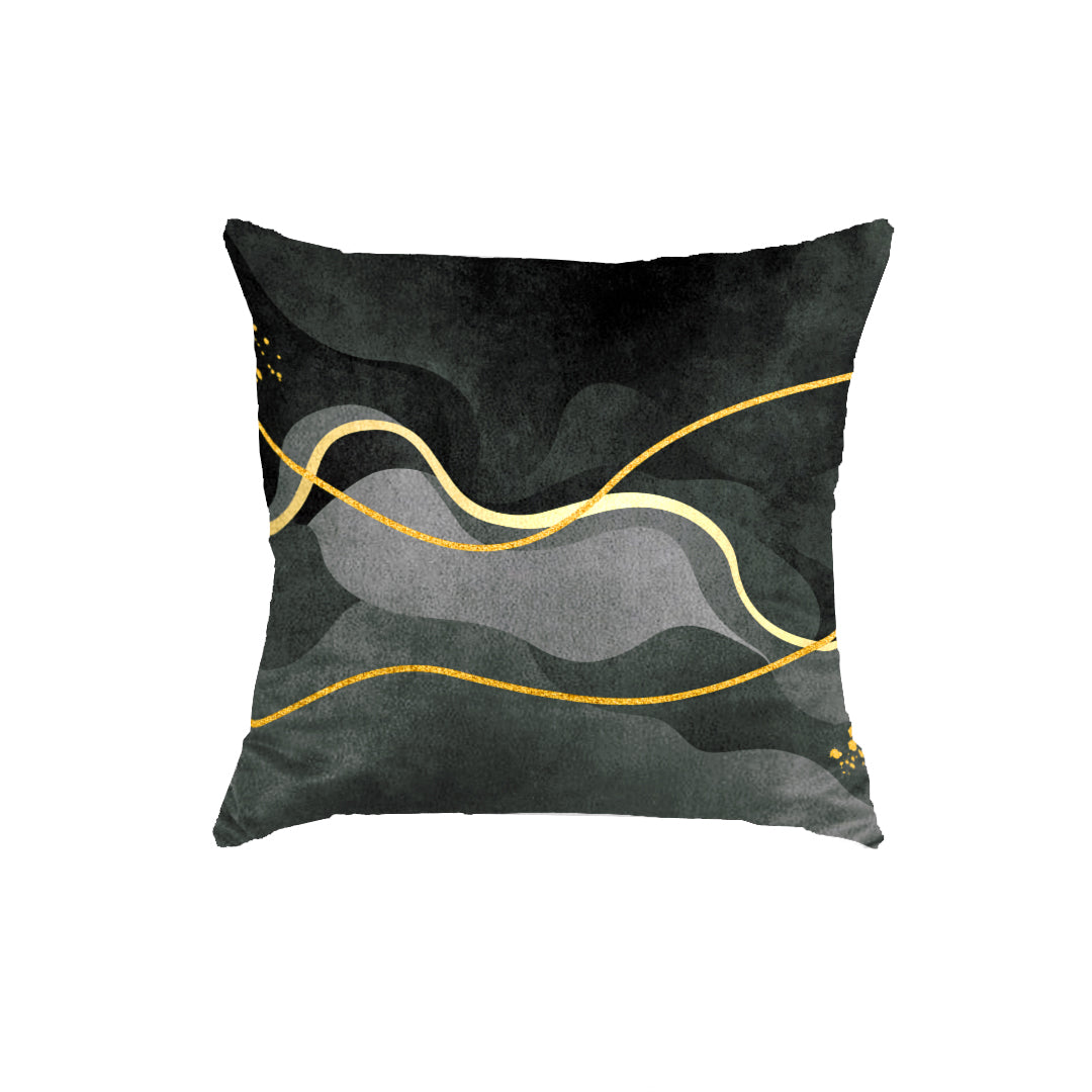 SuperSoft Shades of Grey Wavy Throw Pillow
