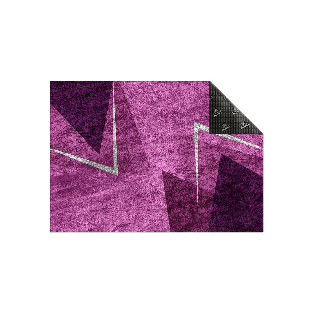 Shades of Purple Traingle Centerpiece (Rug)