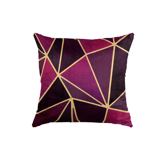 SuperSoft Purple Metallic Throw Cushion