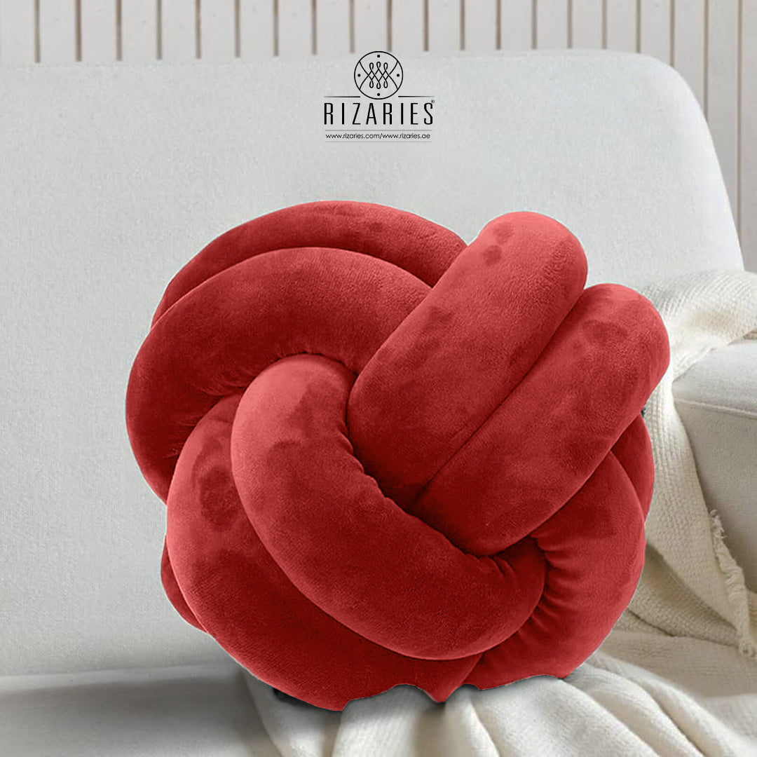 Soft Small Knotted Cushion 23 cm