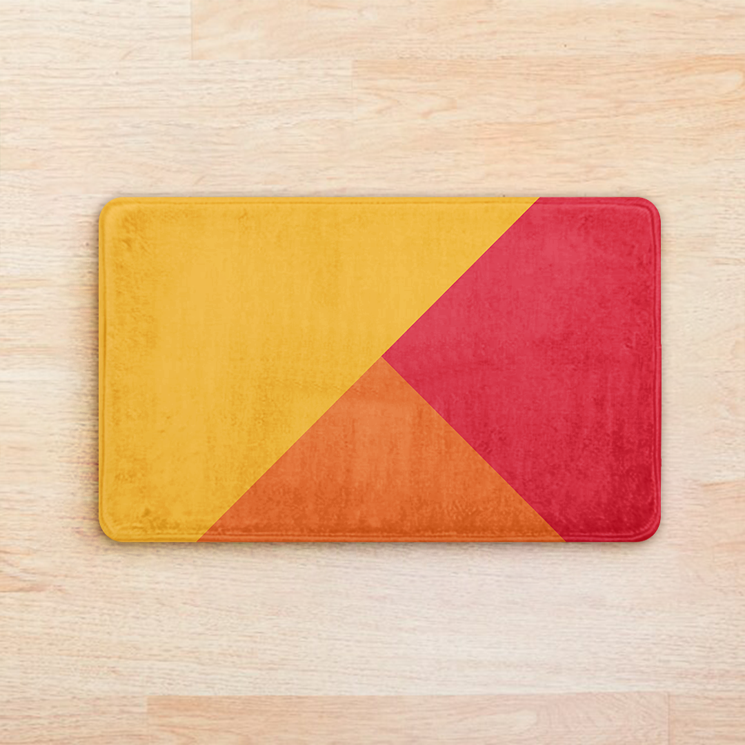 SuperSoft Colorful Tri Door Mat