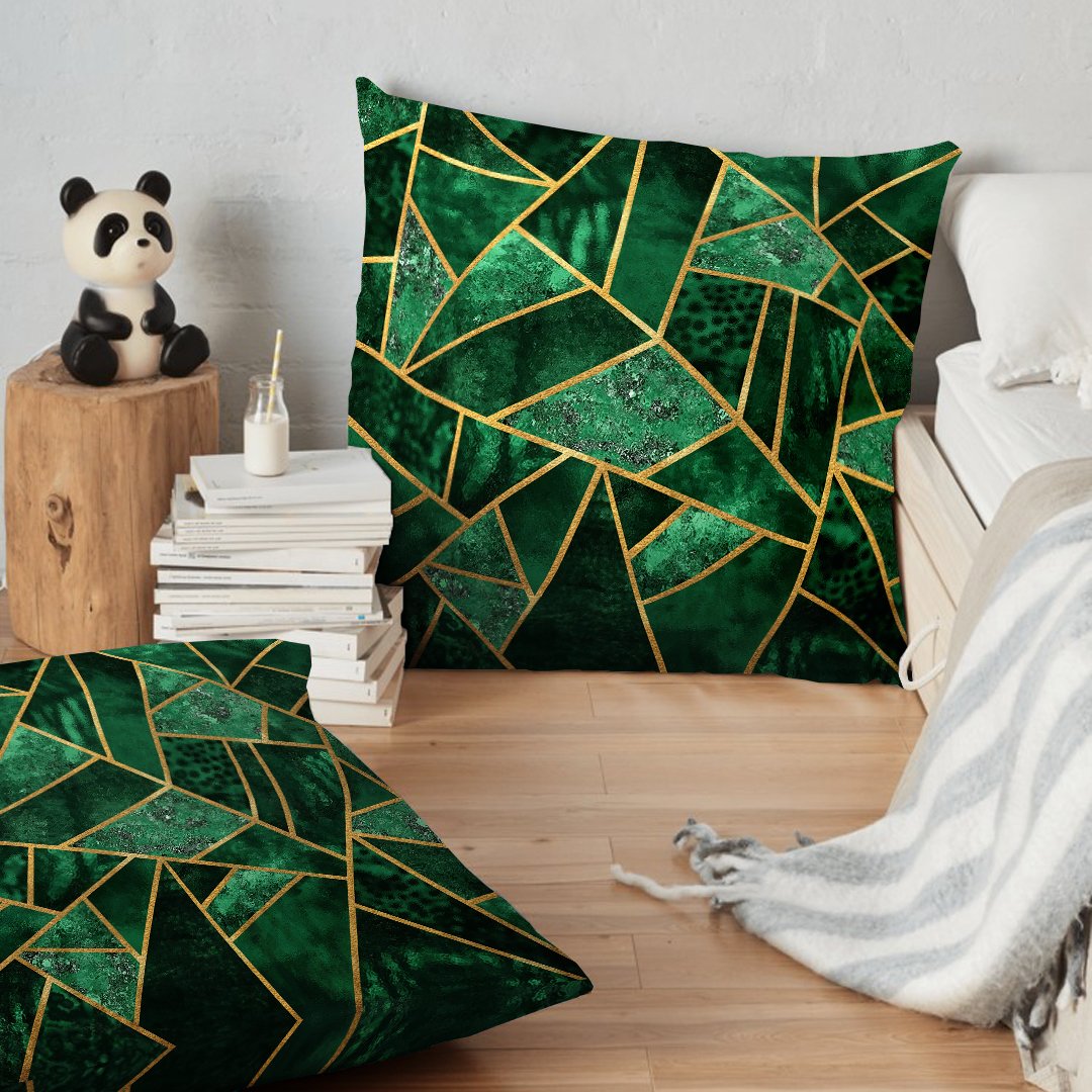 (26"x26") Supersoft Deep Emerald FLOOR Cushion Cover