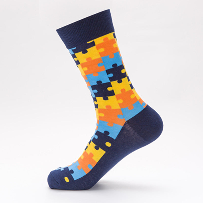 Puzzles Design Crazy Socks