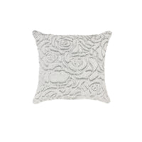 Thumbnail for Soft Flower Pattern Cuddly Fur Throw Pillows