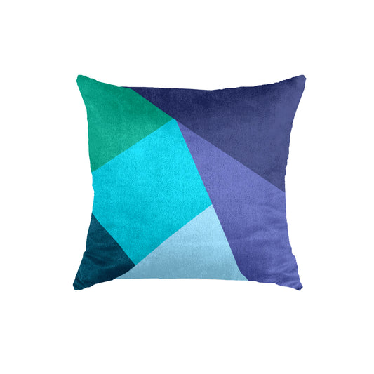 SuperSoft Teal Sky Pattern Throw Cushion