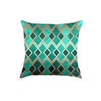 Thumbnail for SuperSoft Copper Emerald Diamond Geo